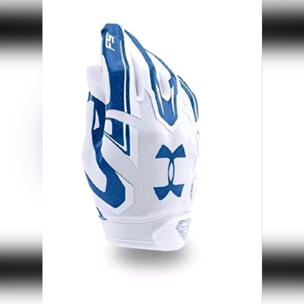 Under Armour Boys Football UA Boys F5 Alter Ego Superman Football Gloves M